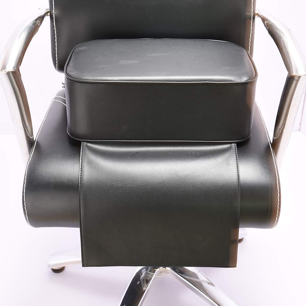 Tongina Barber Child Booster Seat Cushion - Beauty Salon Spa Equipment for Stylist Salon Spa Chair, Black - 37 x 28 x 15cm: Beauty