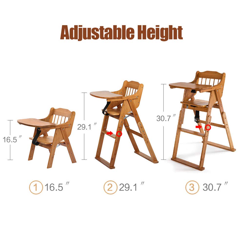 bamboo baby high chair