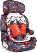 Cosatto Zoomi Toddler Car Seat Booster 9 Months-12 Years Charcoal Mister Fox view 1