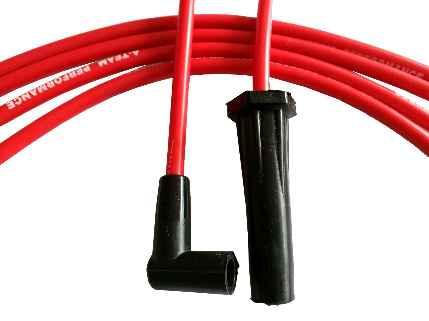 ATeam Performance Red Silicone Spark Plug Wires Compatible with GMC