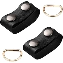 Coldres Para Chicote Equestre - 2 Peças Couro PU Preto E Marrom
