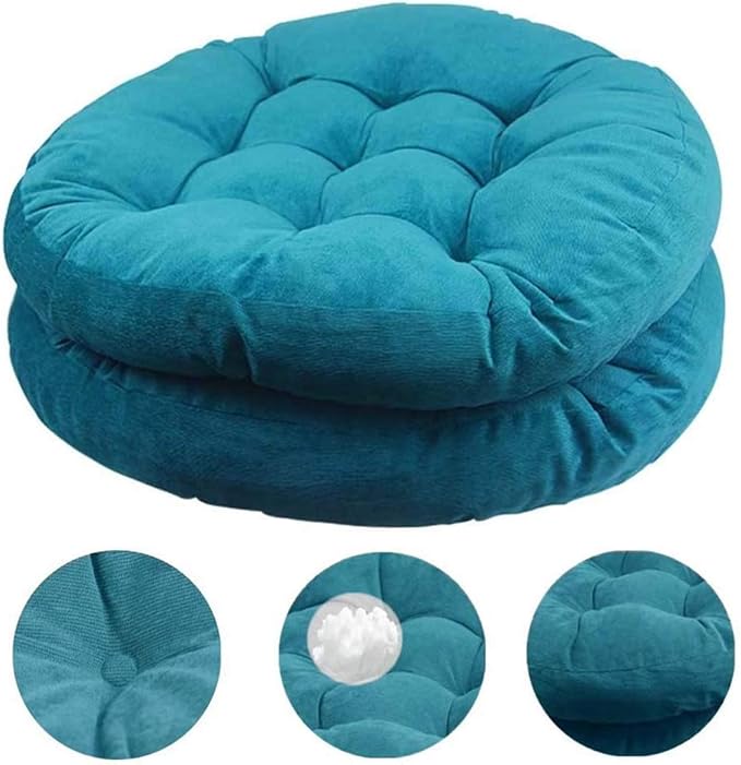 L.TSN Runder Bodenkissen Sitz, Bodenkissen, Dickes Cord