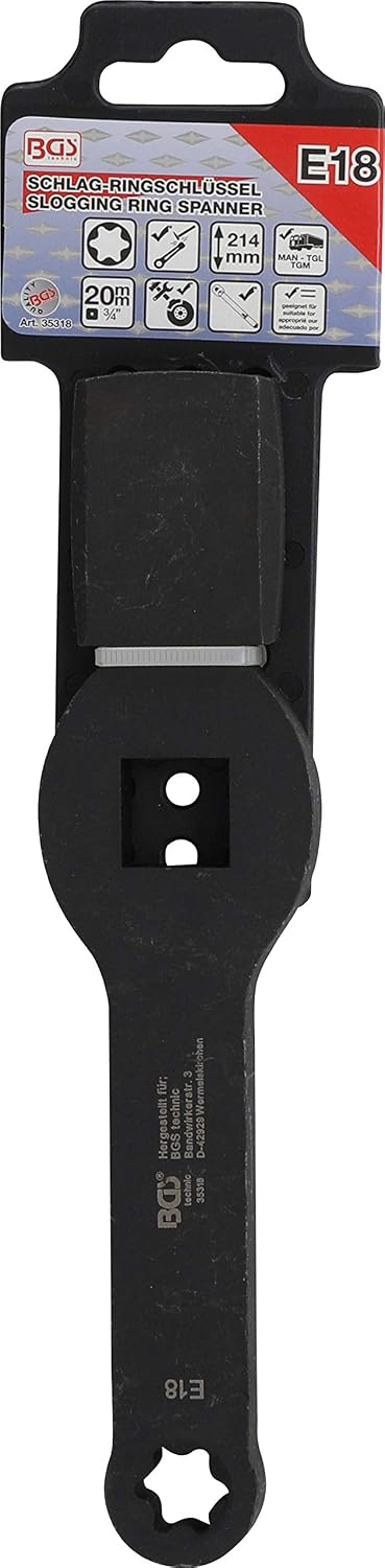 BGS 35318, Black, Schlüsselweite: E18 - Image 3