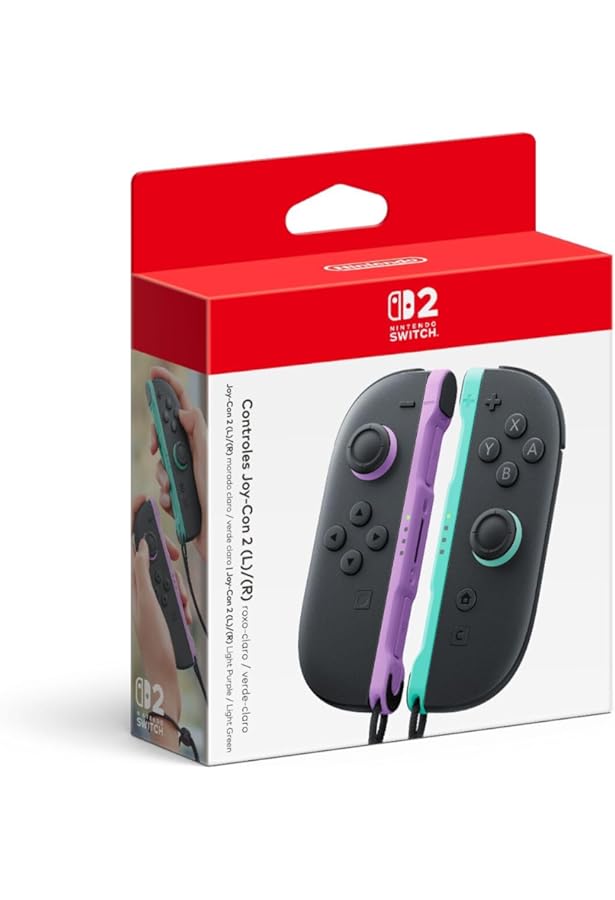 Joy-Con™ 2 (L)/(R) Light Blue/Light Red : Amazon.ca: Jeux vidéo