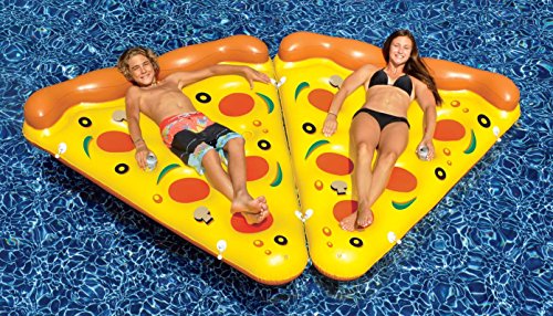 Swimline 90645 - 6-Foot By 5-Foot Giant Inflatable Pizza Slice