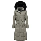 GOLDLADIES Women's Winter Coat Long Waterproof Parka - Warm Snow Winter Jacket for Women, Cold Weather Outerwear