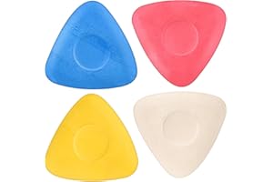ASTARON 4 Colors Tailor Chalk for Sewing - Triangle Fabric Marking Pencils for Tailoring, Quilting, Crafting, Fabric Marking