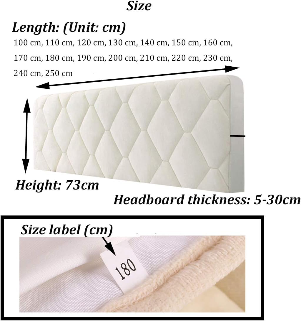 Bed Headboard Slipcoverstretch Bed Headboard Cover Protector Padded Dustproof Velvet Backrest Covers For Wooden Leather All Inclusive Bed Head Board Cover Bedroom Decor Pink 100cm Furniture Home Kitchen Clinicadelpieaitanalopez Com