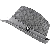 The Hat Depot Light Weight Classic Soft Cool Mesh Crushable Fedora hat