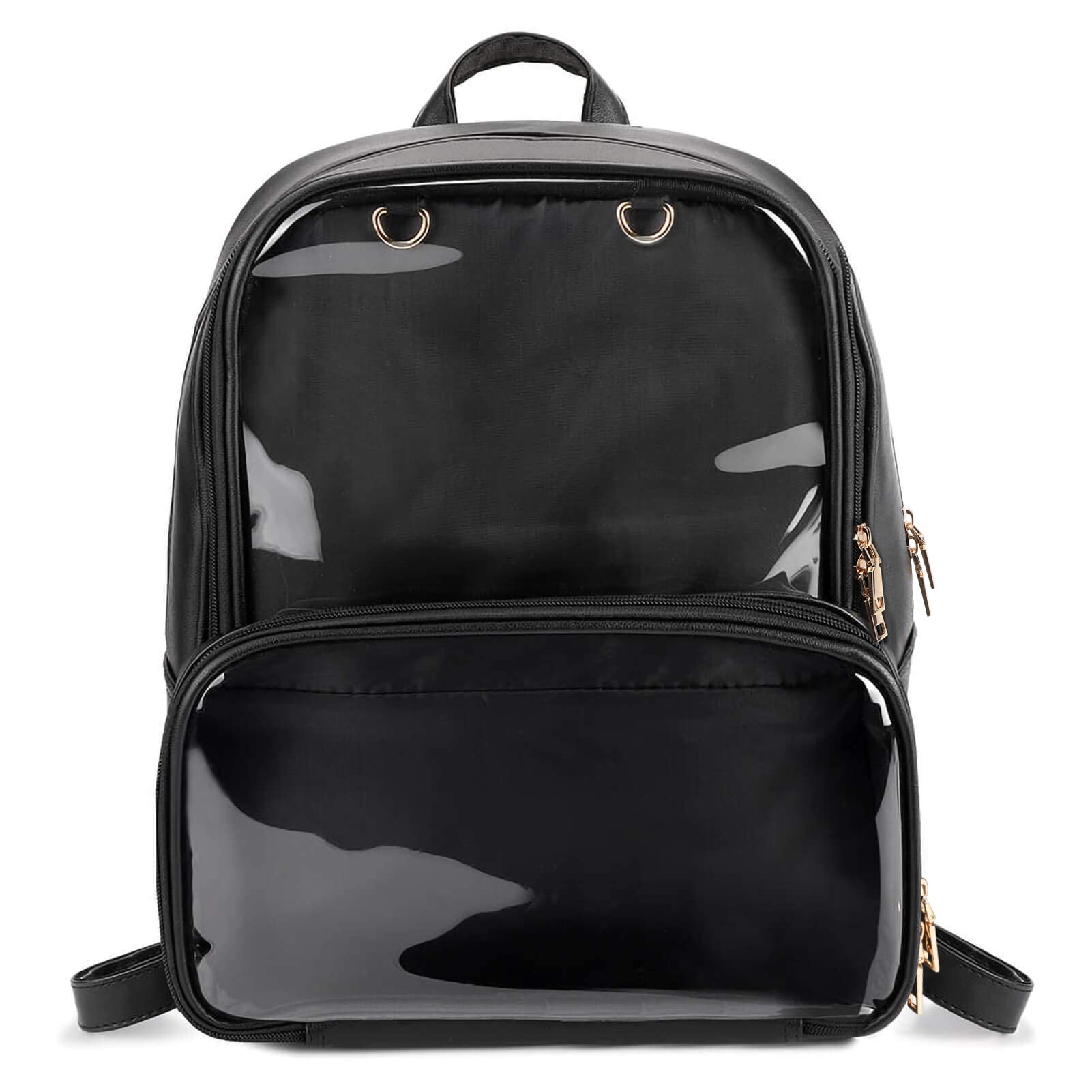 STEAMEDBUN Ita Bag Double Window Candy PU Leather Backpack Kawaii Pins Bag with insert