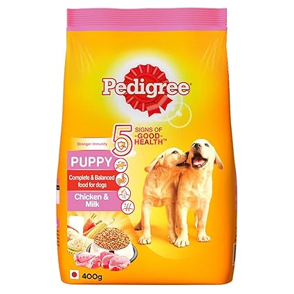 pedigree puppy chicken and milk