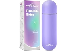 Easy@Home Portable Peri Bottle for Postpartum & Perineal Care: Handheld Bidet Perfect for Personal Hygiene Cleaning & Travel Friendly | 380ml Leakproof & Convenient Design | BPA-Free | EPB-01 Purple
