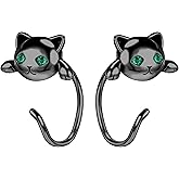 AoedeJ Half Hoop Earrings 925 Sterling Silver Tiny Huggie Hoop Small Comfy Half Hoop C Hoop Earrings for Women