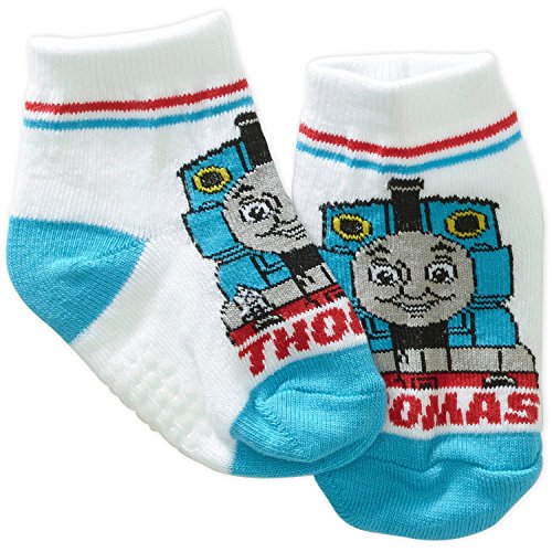 Thomas the Train Infant Newborn Baby Boy Quarter Socks, 3-Pack