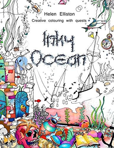Inky Ocean: Creative colouring with quests: Volume 1 (Inky Colouring books)