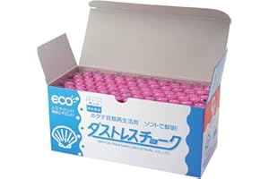 日本理化学 Dustless Chalk 72pcs, Red