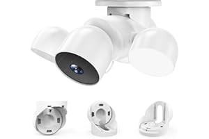 MSAFF Eave Mount for Google Nest Cam with Floodlight Outdoor Camera - ABS Stability Protective Case Google Nest Flood Light Camera Outdoor Eave Mount