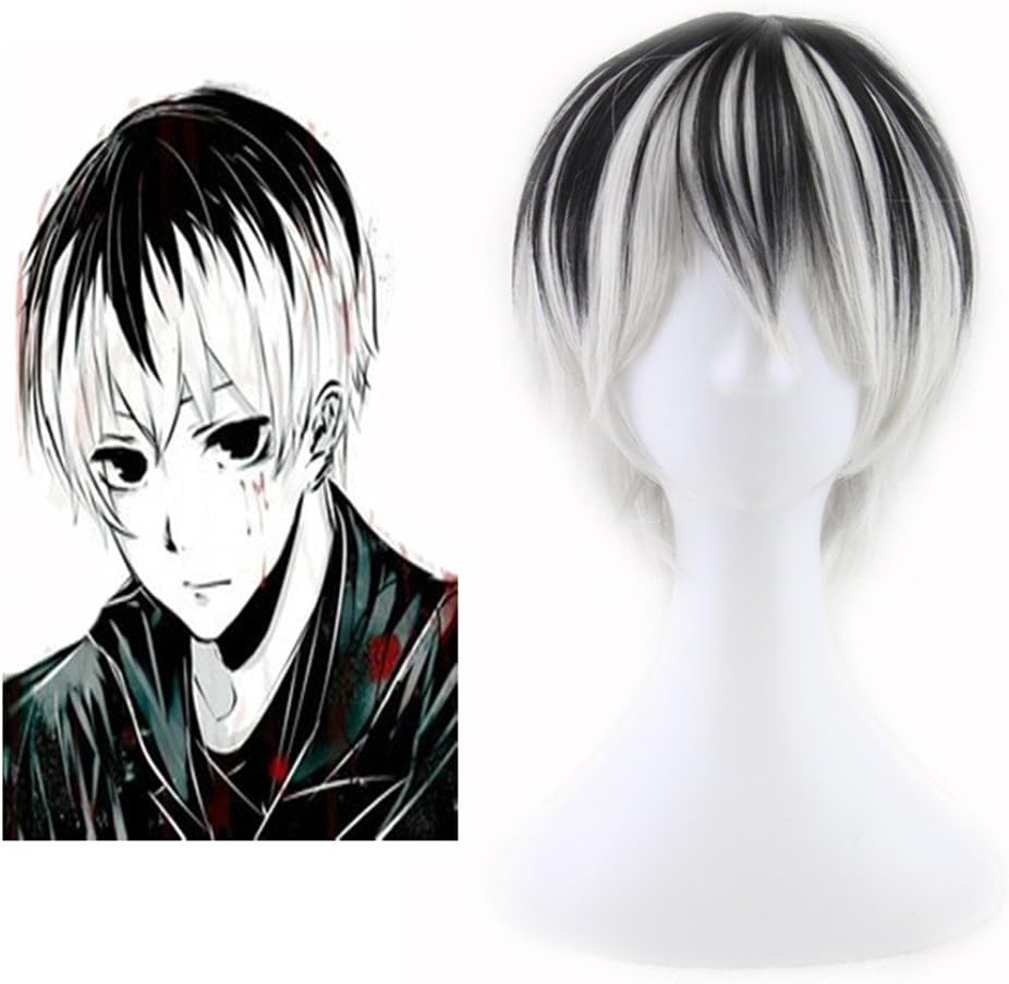Meditative Rose Sasaki Black White Gradient Cosplay Anime Wigs