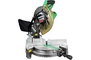 Metabo HPT 10-Inch Compound Miter Saw | Laser Marker | 15-Amp Motor | Single Bevel | (C10FCH2S)