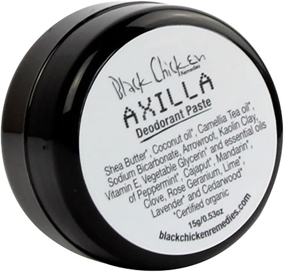 Black Chicken Remedies - All Natural/Vegan/Organic Axilla Deodorant Paste (MINI.53 oz)