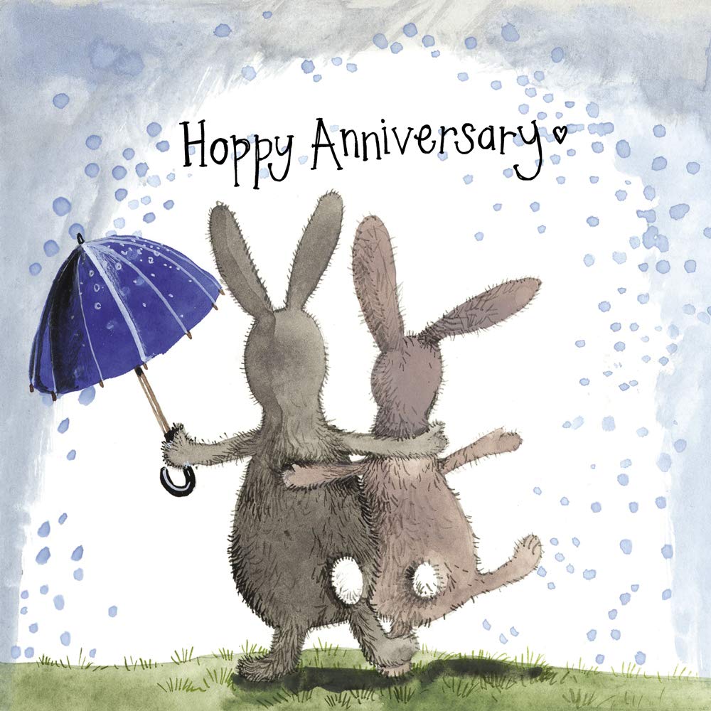 Alex Clark Rain and Shine Anniversary Card