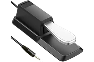 【Only for 3.5mm Jack】 NikoMaku Piano Keyboard Sustain Pedal for 3.5mm Jack Digital Piano Electronic Keyboard SWANX Keyboard