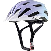 Youth Adult Road Bike Helmet, Men Women Adjustable Mountain Bicycle Helmet with Detachable Visor, 2 Sizes for Age 8-14+ Youth, Kids, Adult