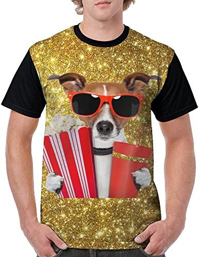 Raglan T-Shirt Dog Watch Fruit French Fries Baseball Jersey Tee Tops Mens