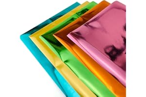 50pcs Foil Transfer Sheet for Cricut Maker 3 Joy Explore 3 Air 2 3 105mm*160mm Silhouette Cameo Portrait (No Heating Required