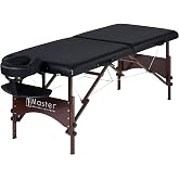 Master Massage Standard Argo Portable Massage Table, 1 count (pack of 1), Black
