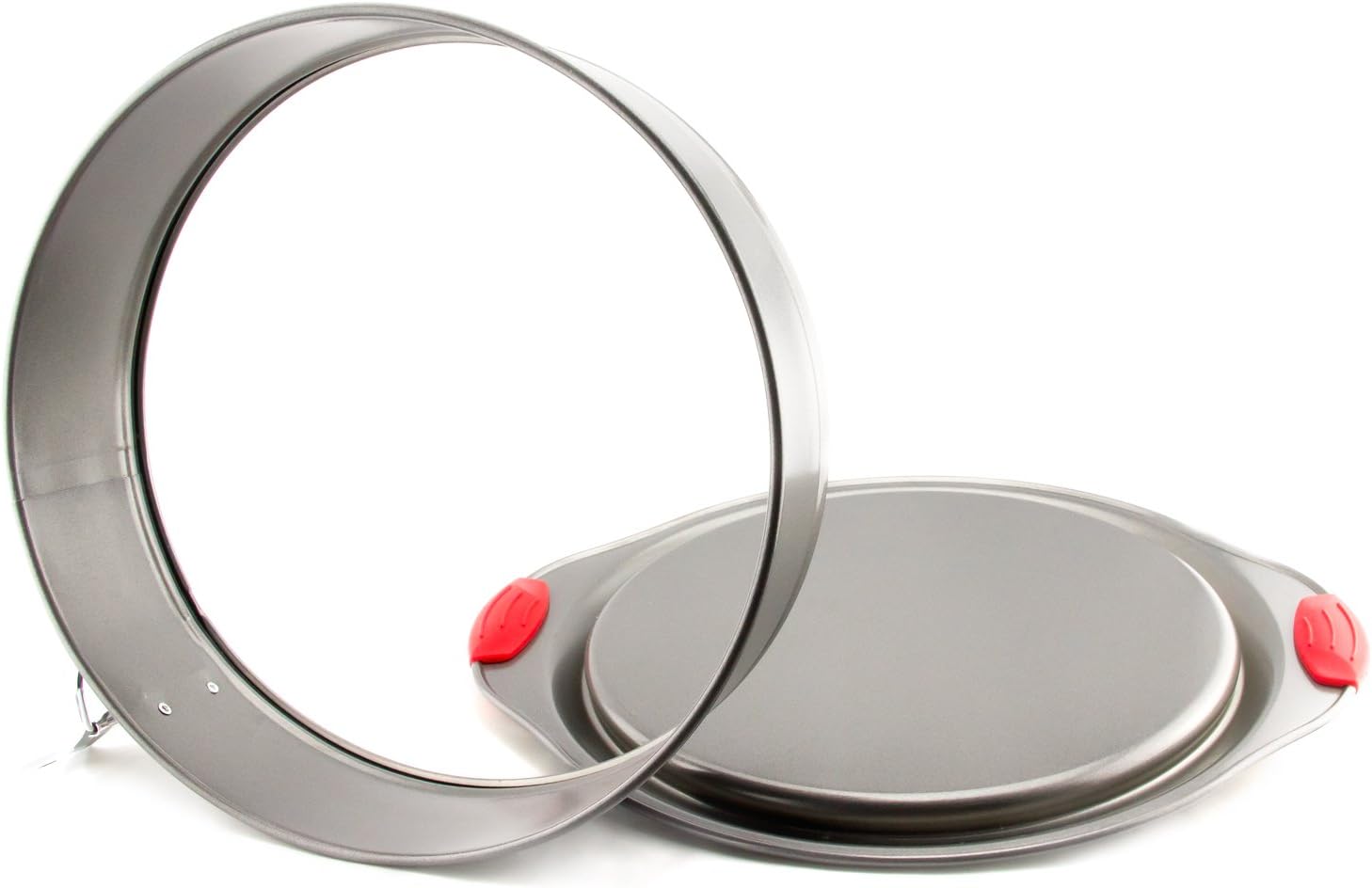 Non-Stick Springform Pan 10 inch. Professional Quality Pans Series/Spring Form/Cheesecake Baking Mold. Leakproof Cake Pan With Silicone Handles: Kitchen & Dining