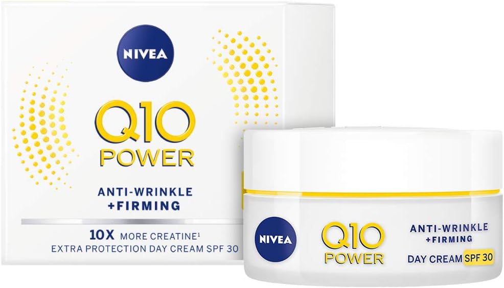 NIVEA Q10 Power Anti-Wrinkle + Firming Age Spot Day Cream SPF30 (50ml), Anti-Ageing Face Cream with Creatine & Q10 - Image 4