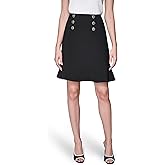 Karl Lagerfeld Women's Soft Suiting Midi Skirt