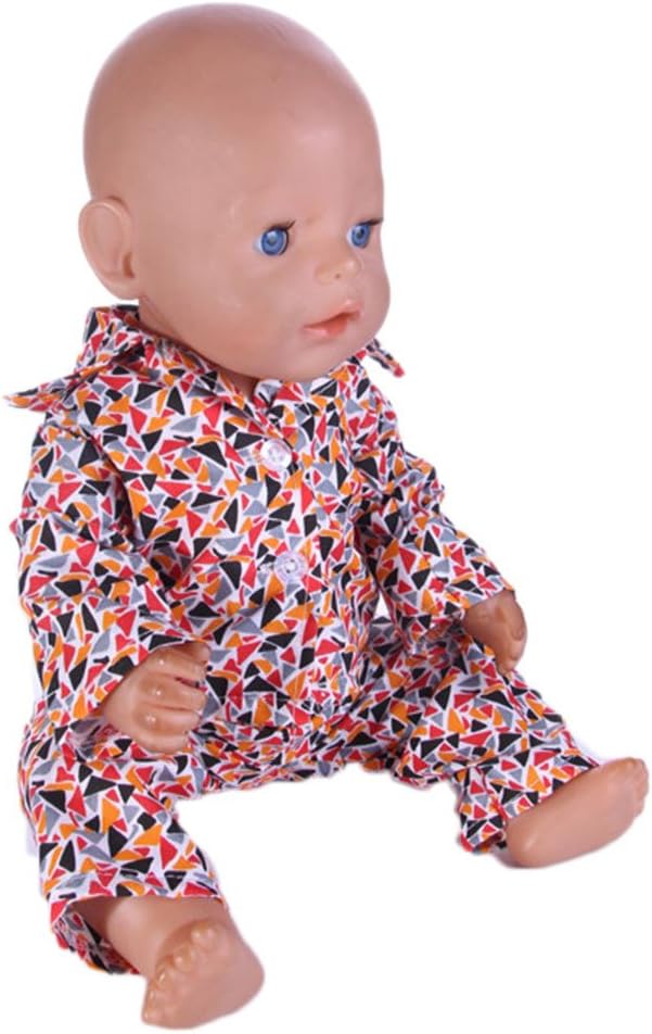 Cute Pajamas Nightgown Clothes for 18 inch Our Generation American Girl Doll Clothes (L)