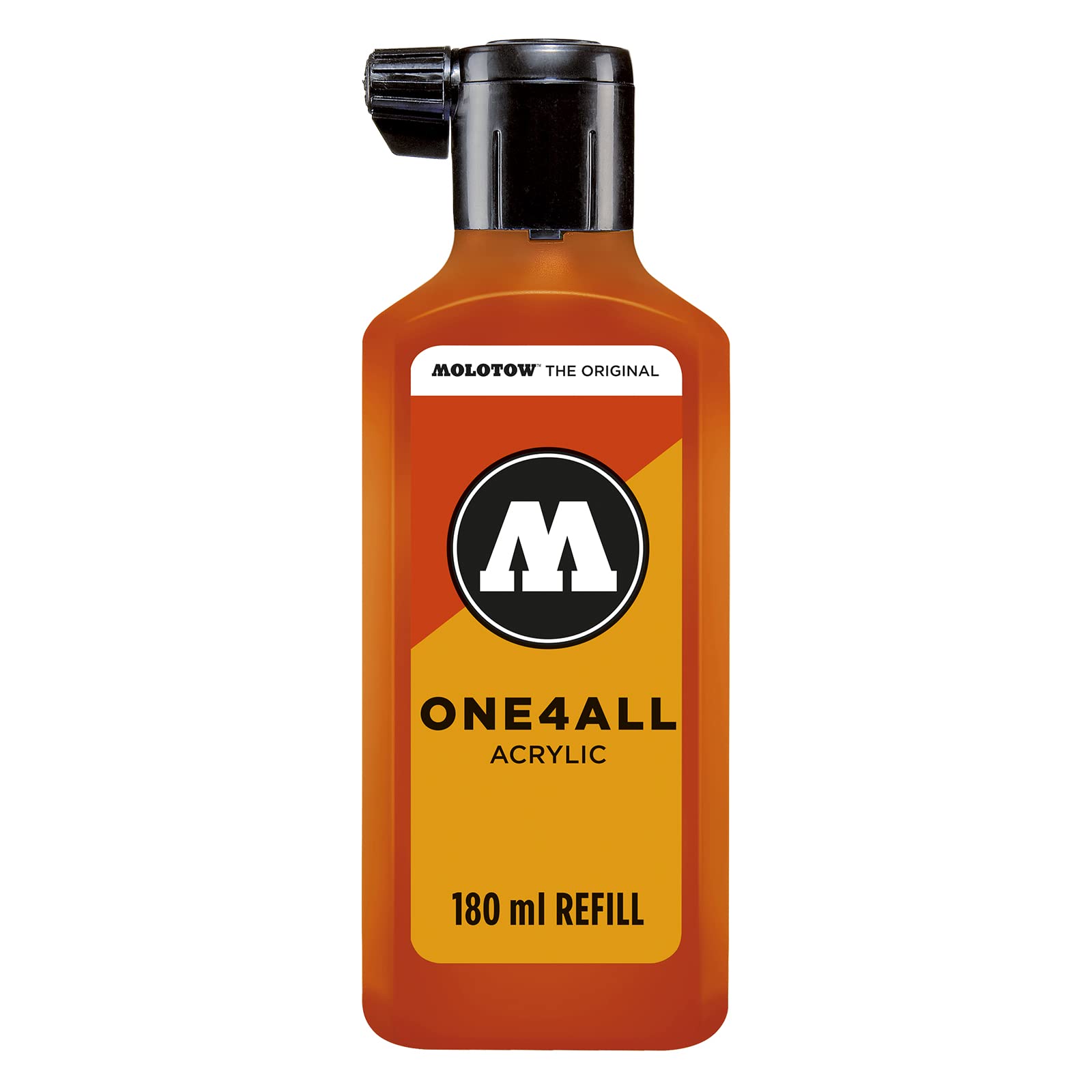 Molotow MO692085 Refill ONE4ALL Refill Ink for Permanent Marker 180 ml Dare Orange