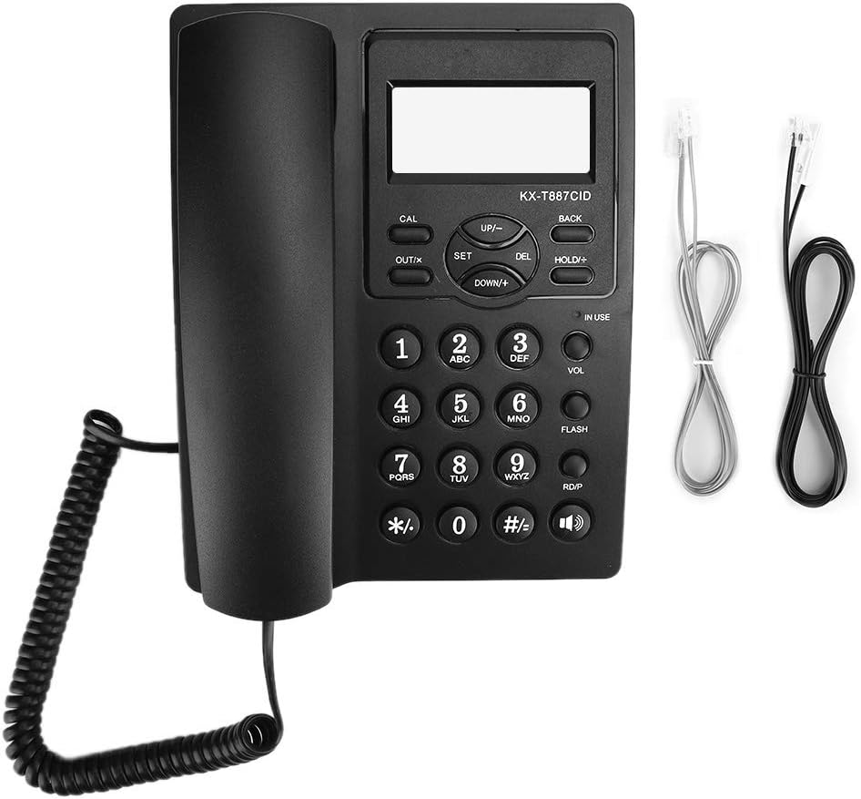 ANGGREK Desktop Telephone, Office Home Corded Telephone Amazon.co.uk