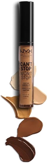 NYX Professional Can’t Stop Won’t Stop Contour Concealer Warm Caramel 24HR view 6