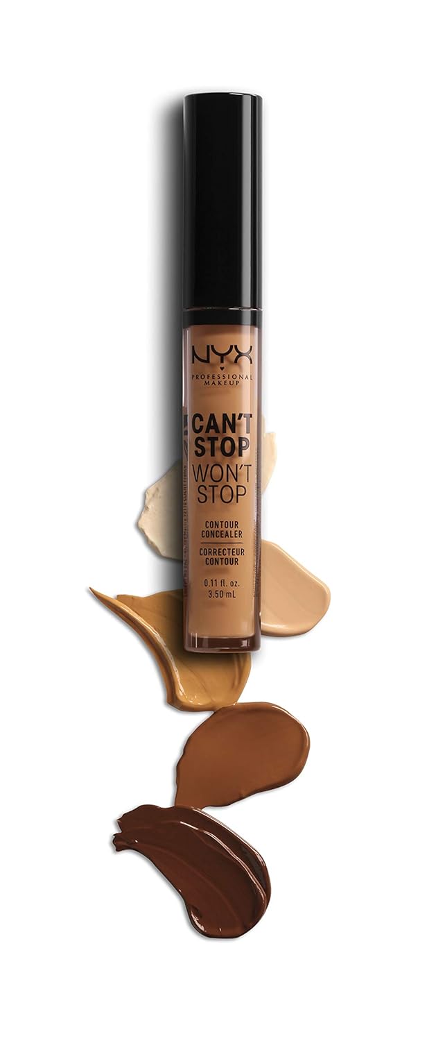 NYX PROFESSIONAL MAKEUP Can't Stop Won't Stop Contour Concealer - Vanilla, With Neutral Undertone : Beauty