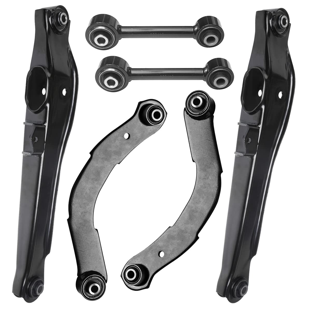 Photo 1 of AUQDD 6Pcs Suspension Kits K641281 K641226 K641868 Rear Control Arm (Lateral Link) Compatible With 2007-2012 Do-dge Caliber /2007-2013 2014-2017 Je-ep Compass Patriot (# 5105271AA 5105688AB 5105270AA)