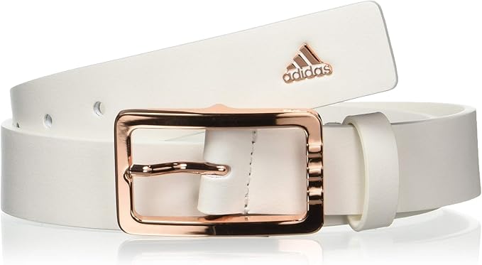 Amazon アディダスゴルフ ベルト ｳｨﾒﾝｽﾞ ﾒﾀﾙﾛｺﾞﾍﾞﾙﾄ レディース ホワイト 日本 S M 日本サイズs M相当 ベルト 通販