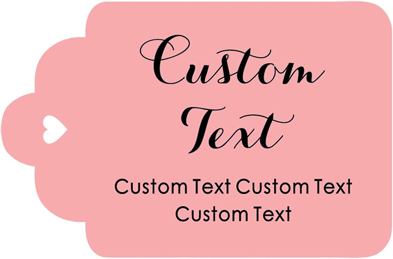 100 PCS Personalized Paper Hang Tags Made Any Text Custom Tags Wedding Favor Gifts