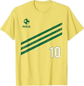 South Africa Tshirt Retro Vintage Jersey Capetown African T-Shirt