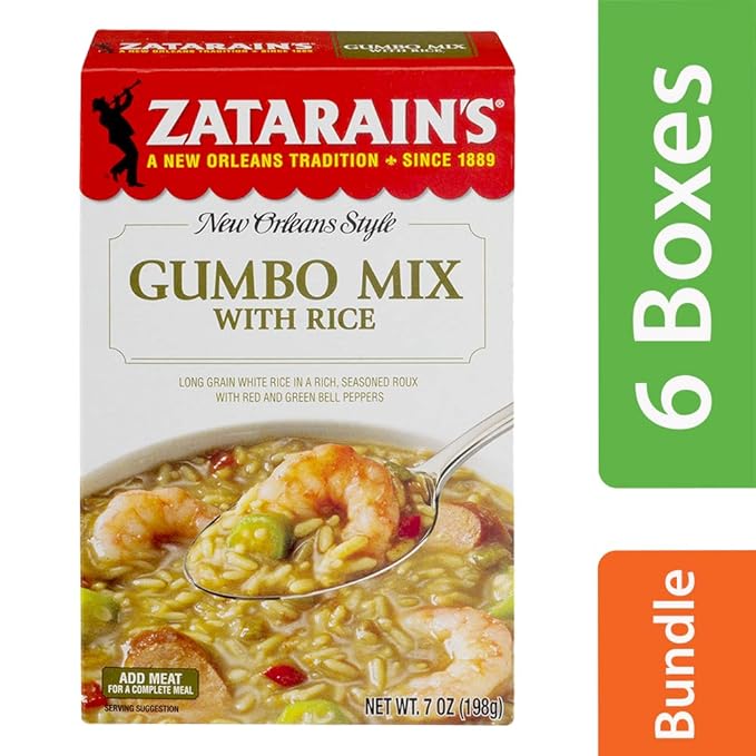 Zatarain's New Orleans Style Gumbo Mix with Rice 7 Oz