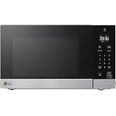 LG Countertop Microwave, 0.9 cu. ft., Stainless Steel, 18.75x14x10.69 Inch, Smart Inverter, NeoChef, 1000 Watts