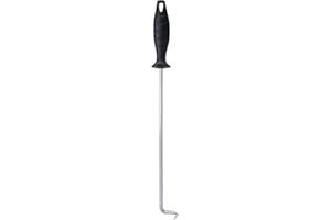 MSY BIGSUNNY 16" Heavy Duty Food Flipper with Sharp Tail Tip, Stainless Steel Grilling Meat Hook