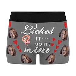 Custom Boxer Briefs, Personalized Funny Face