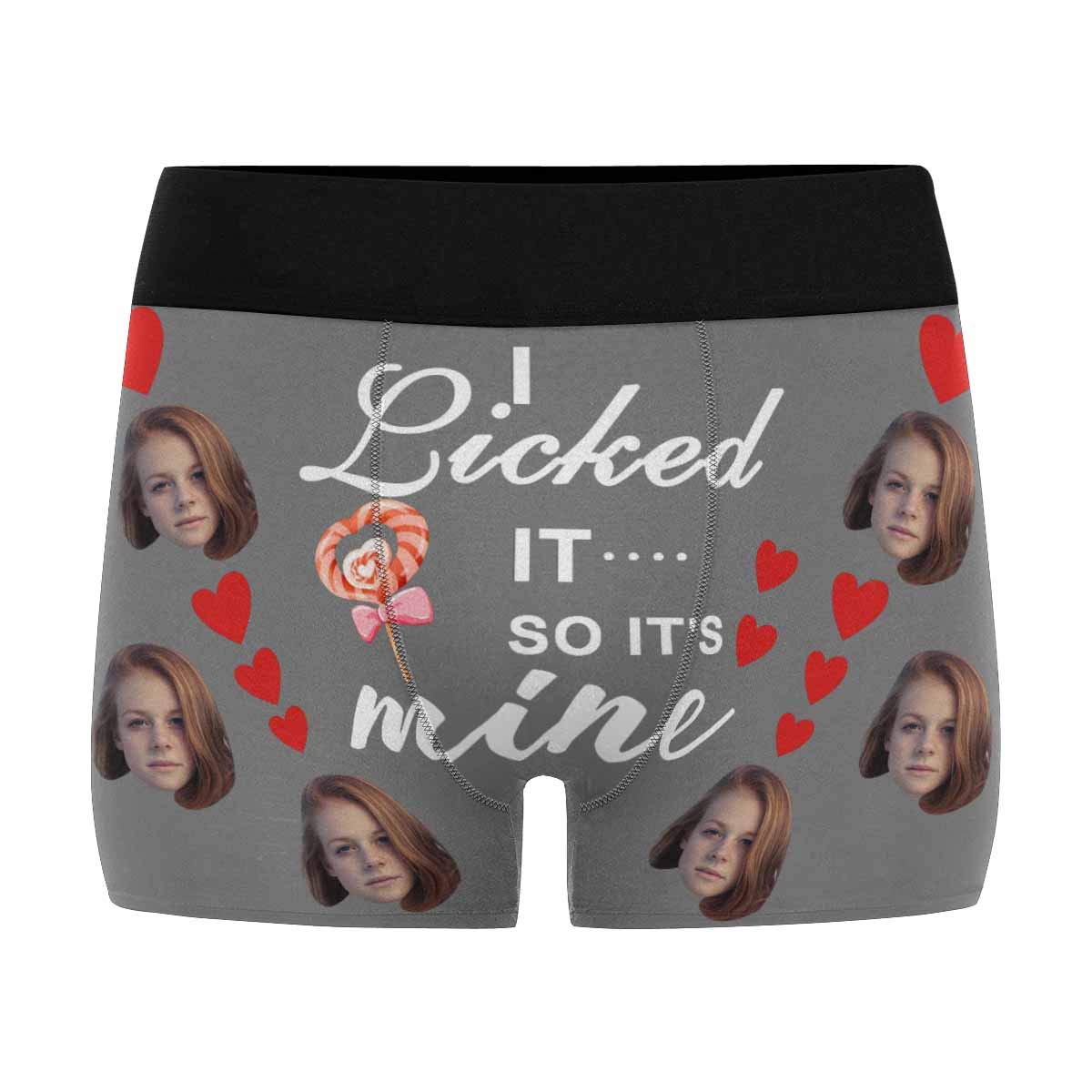 Custom Boxer Briefs, Personalized Funny Face