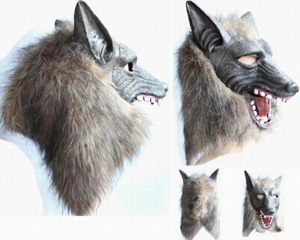 Amazon 狼人間 狼男 リアルな狼のマスク 大人用 コスプレ 仮装 通販