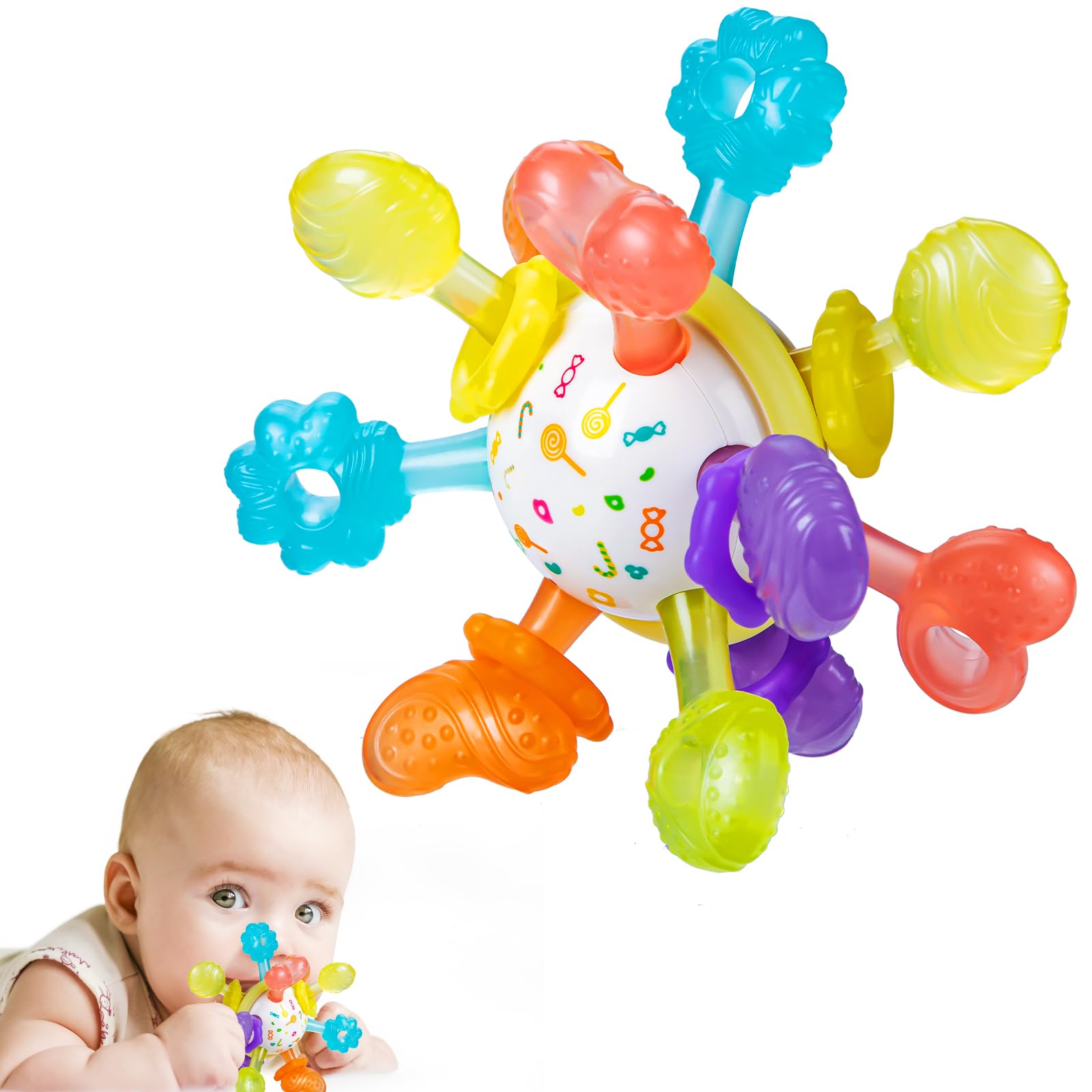Baby Montessori Sensory Toys for 0-6 6-12
