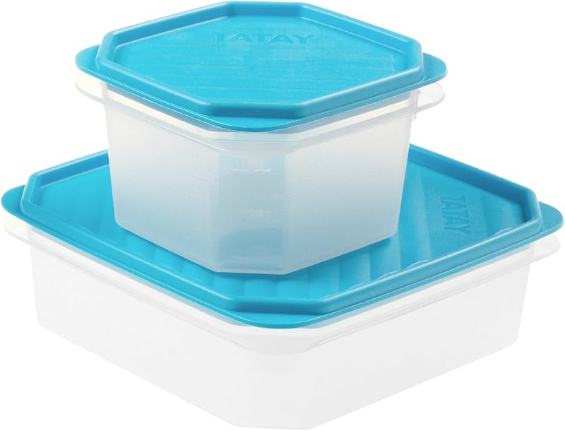 Tupper Hermético Top Flex 18,5x18,5x12,2 cm Plástico Libre de BPA